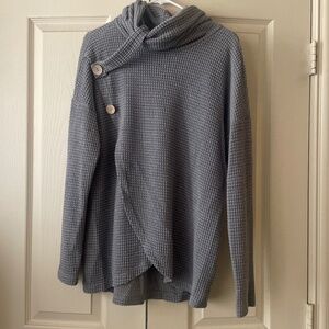 Grey sweater tunic